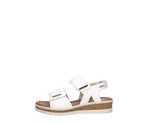 Rieker - Sandales Plates - Femme - Chaussures - Blanc - Taille: 40 EU