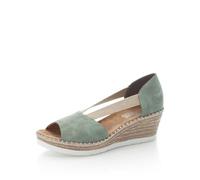 Rieker Sandales pour femme 619 x 1, vert, 40 EU