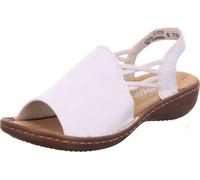 Rieker Sandales pour femmes 21844-36, 21844-37, 21844-38, 21844-39, 21844-40, 21844-41, 21844-42, 30385-39, 30385-40, 30385-36, 30385-37, 30385-38, 30385-41, 30385-42 RIE-608D1 blanc 41