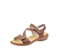 Rieker Sandales pour femmes Damen 659c7, marron, 6-6.5