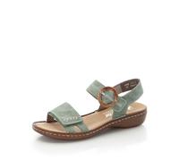 Rieker Sandales Rieker Texas pour femme, Vert 52., 38 EU