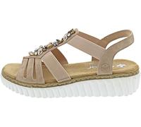 Rieker Sandales roses (42), Rose, 41 EU Weit