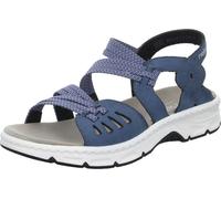 Rieker Sandales/ sandalettes femme bleu similicuir Taille : 38