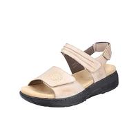 Rieker Sandales V8161 pour femme, beige, 36 EU
