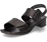 Rieker Sandalettes Femmes Sandales Talon bloc 62663, Taille:39 EU, Couleur:Noir