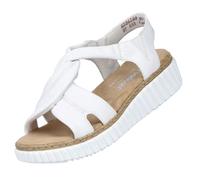 Rieker Sandalettes pour Femme 63261-80 Blanc 39