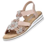 Rieker Sandalettes pour Femme V0613-90 Rose 40