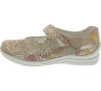 Rieker Slipper/Kletthalbschuh luftdurchlässig (durchbrochenes/geflochtenes Obermaterial) 48996-90