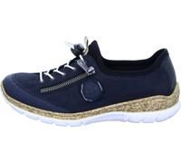 Baskets - RIEKER - Montreux - Cuir - Fermeture Zip et lacets - Antistress 39