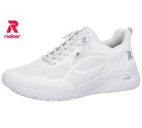 Rieker Sneakers Damen Chaussures Mi-Bas Cuir Simili Mesh Blanc M8551