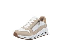 Rieker Femme N5204 Baskets Basses, Blanc, 42 EU