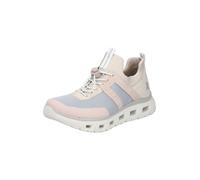 Rieker Sport Baskets basses gris clair / rose / poudre, Taille 39