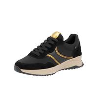 Rieker Sport Baskets basses ' W1302 ' jaune / anthracite / noir, Taille 38