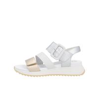 Rieker Sandale femme en cuir léger avec boucle et assise plantaire souple W2950, Taille:39 EU, Couleur:Or