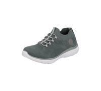 Rieker Baskets M5074 Chaussures basses, semelle intérieure amovible Bleu Taille 37