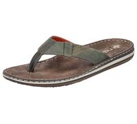 Rieker Tongs '21043' brun foncé / kaki, Taille 40