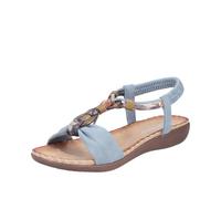 Rieker Tongs V7568 pour femme, bleues, 43 EU
