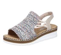 Rieker, V1241, Femme Sandale Bleu - 38 EU