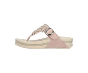 Rieker V1466 Tongs pour femme, couleur rose, 40 EU