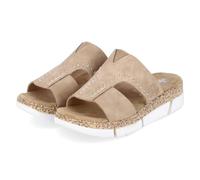 Rieker V2375 Mules pour femme - Beige - 43 EU