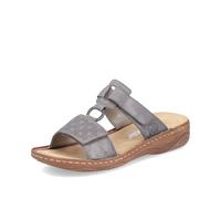 Rieker V2885 Sandales classiques pour femme, Gris 42, 38 EU Étroit