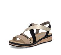 Rieker V3663 Sandales Mode Femme, Pointure:41 EU, La Couleur:Beige