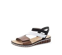 Rieker Sandales pour femme V3670 Beige Combi 64 Taille 37 EU