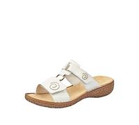 Rieker V69N2, Mules Femme, Blanc (Weiss 80), 40 EU