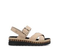 Rieker - v7951 cuir 4 cm beige - V7951 - CUIR - 4 CM - BEIGE - 38, Beige