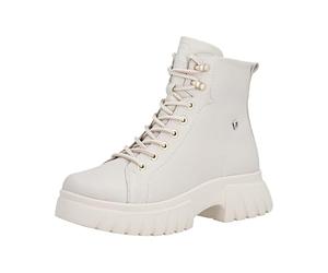 Rieker W1877 Bottes de motard pour femme Blanc 41 EU, Blanc., 41 EU