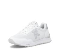 Rieker W2404 Baskets basses pour femme avec semelle lâche, Blanc 82, 43 EU