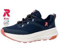 Rieker W4502-14 Bleu Chaussures De Sport Mi-Hauteur Cuir Textile
