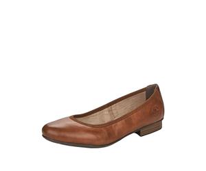 Rieker Women Ballet Flats 51994, Ladies Classic Ballet Flats, Marron, 37 EU