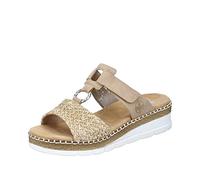 Rieker Femme V1243 Sandale, Beige, 41 EU