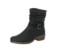 Rieker Femme Y08R1 Botte Tendance, Noir 00, 39 EU