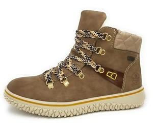 Rieker Z4238, Botte tendance femme, Beige, 37 EU