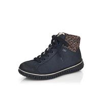 Rieker Z4243, Bottes femme, Bleu (Pazifik/terra), 38 EU