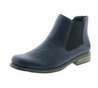 Rieker Z4994-14, Bottes Chelsea femme, Bleu (Ozean/Schwarz 14), 40 EU
