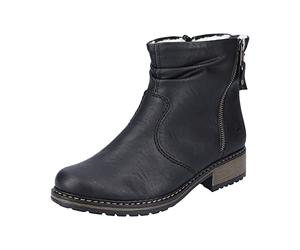 Rieker Z6841, Bottes Classiques Femme, Noir (Schwarz/01), 37 EU