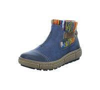 Rieker Z7984, Bottes Classiques femme - Multicolore (Blau Kombi), 38 EU