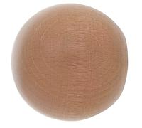 RIEL CHYC 5430625 Boule en bois de teck Embout tringle à rideau 20 x 40 mm