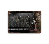 RIELLI Metal Gear Solid V The Phantom Pain Game Plaque métallique vintage pour pub club café bar décoration murale rétro 20 x 30 cm