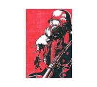 RIELLI Metro 2033 Poster sur toile pour chambre à coucher, bureau, décoration sans cadre : 30 x 45 cm