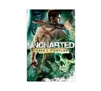 RIELLI Uncharted Drake's Fortune Game Impression sur toile Décoration murale pour salon et chambre à coucher Sans cadre 30 x 45 cm