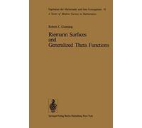 Riemann Surfaces And Generalized Theta Functions