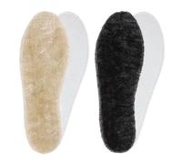 riemot 2 Paires de Semelles Chaussures Confort Semelles en Laine d'agneau, Semelle Chauffante d'hiver Extra-épaisses pour hommes et femmes, Semelle Chaussure pour bottes de neige, EU 43