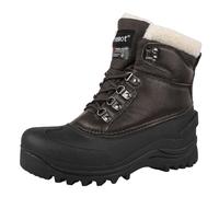 riemot Bottes Imperméables pour Hommes et Femmes Botte de Neige pour un Hiver au Chaud Bottes de Randonnée Doublées de Polaire Marron 40 EU