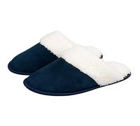 riemot Chaussons d'hiver chauds pour homme et femme, bleu marine, 38/39 EU