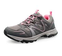 riemot Chaussures de Randonnée Femme Imperméables Basses Respirantes pour Marche Sportive Léger Antidérapant Voyage Montagne avec Semelle Antidérapante, Gris, EU 40