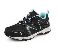 riemot Chaussures de Randonnée Femme Imperméables Basses Respirantes pour Marche Sportive Léger Antidérapant Voyage Montagne avec Semelle Antidérapante, Noir, EU 38